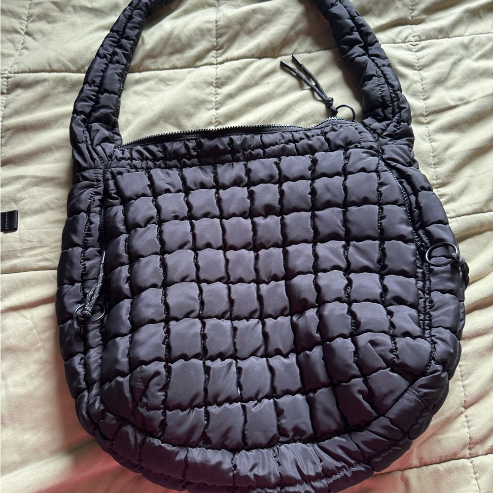 Stylish Black Quilted Women's Bag